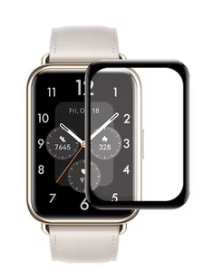 Szkło Ochronne Hybrydowe z Ramką do Huawei Watch Fit 2 - Akcesoria do smartwatchy - miniaturka - grafika 1