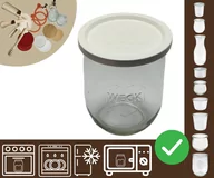 Pojemniki kuchenne - Słoiki WECK / plastikowe wieko słoik 1l 1062ml TULIP / Wamar-Sosenka - miniaturka - grafika 1