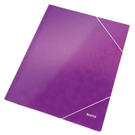 Teczki i skoroszyty - Leitz Teczka z gumką WOW fioletowa 39820062 39820062 - miniaturka - grafika 1