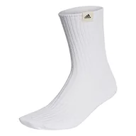 Skarpetki damskie - adidas, Best Label Skarpety 1 Para, Skarpetki, Biały Czarny, M, Unisex-Adult - miniaturka - grafika 1