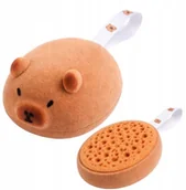 Inne akcesoria do pielęgnacji dzieci - ECARLA_Dwustronna gąbka do mycia ciała na mokro Kapibara - miniaturka - grafika 1