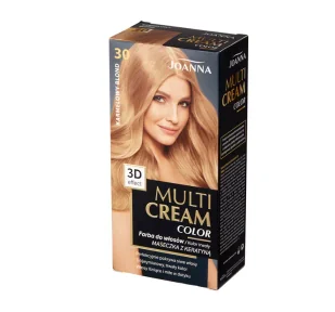 Joanna Multi Cream Color 30ml Karmelowy blond - Farby do włosów i szampony koloryzujące - miniaturka - grafika 1