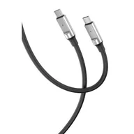 Kable USB - Kabel USB Typ-C - USB Typ-C XO NB-Q252B 60W 1 m Czarny - miniaturka - grafika 1