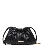 Torebki damskie - Calvin Klein Torebka Drawstring Plisse Conv Mini Cb P LV04F3077G Czarny - miniaturka - grafika 1