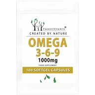 Witaminy i minerały - Suplement diety, FOREST VITAMIN Omega 3-6-9 1000mg 100caps - miniaturka - grafika 1