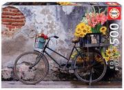 Puzzle - Educa Borras 17988 rower z kwiatami 500 części puzzle - miniaturka - grafika 1