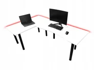 Biurka gamingowe - Biurko Narożne Gamingowe Komputerowe Dla Graczy - miniaturka - grafika 1