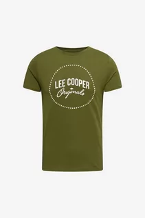 Koszulki męskie - LEE COOPER T-shirt - Zielony - Mężczyzna - 2XL(2XL) - grafika 1