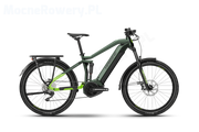 Rowery elektryczne - Haibike Adventr FS 8 Zielony 2022 - miniaturka - grafika 1