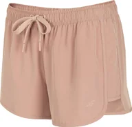 Spodnie sportowe damskie - 4f Spodenki damskie H4L21-SKDT001 pudrowy koral r. L - miniaturka - grafika 1