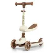 Hulajnogi - Hulajnoga dla dzieci MILLY MALLY Scooter Fuzzy Beżowy - miniaturka - grafika 1