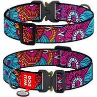 Obroże dla psów - WAUDOG - Obroża dla psa "Lato" z QR-paszportem (sz.35mm, dl.46-70cm, XXL) - miniaturka - grafika 1