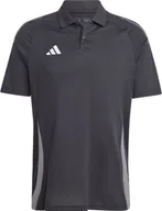 Koszulki męskie - Adidas Koszulka męska adidas Tiro 24 Competition Polo czarna IJ8344 XL - miniaturka - grafika 1