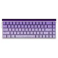 Klawiatury - Klawiatura mechaniczna AULA HERO 68 HE fioletowo-biała AUH68-WP-ME - miniaturka - grafika 1