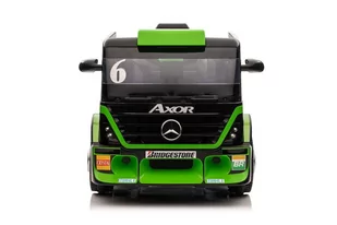 Auto Na Akumulator Mercedes + Naczepa XMX622B  Zielony LCD - Pojazdy elektryczne dla dzieci - miniaturka - grafika 2