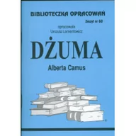 Lektury szkoła podstawowa - Biblios Biblioteczka Opracowań Dżuma Alberta Camusa - Urszula Lementowicz - miniaturka - grafika 1