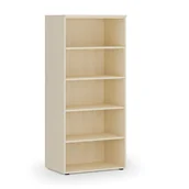 Regały biurowe - Regał biurowy PRIMO WOOD, 1781 x 800 x 500 mm, brzoza - miniaturka - grafika 1