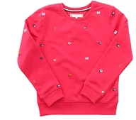 Bluzy dla dziewczynek - Bluza dziecięca Tommy Hilfiger Critter Print Crew dresowa -74 - miniaturka - grafika 1