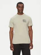 Koszulki męskie - Vans T-Shirt Next Stop VN000NHPZUJ1 Beżowy Regular Fit - miniaturka - grafika 1