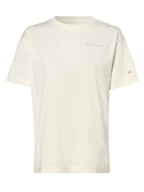 Koszulki i topy damskie - Champion - T-shirt damski, beżowy|biały - miniaturka - grafika 1