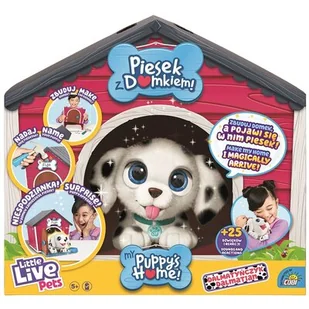 Little Live Pets. Piesek z domkiem Dalmatyńczyk - Zabawki interaktywne dla dzieci - miniaturka - grafika 1