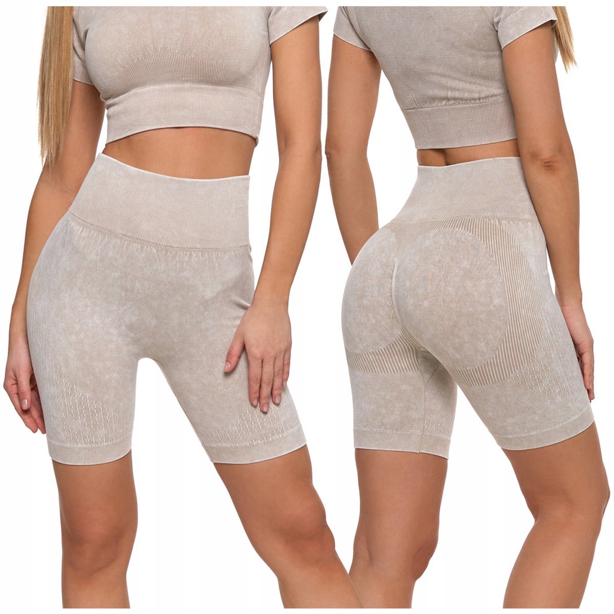 Legginsy KOLARKI Krótkie SPODENKI SZORTY DAMSKIE MORAJ Push-up r. S/M