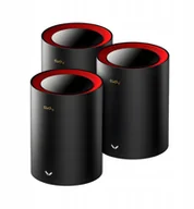 Routery - Cudy  WI-FI MESH M3000(3-PACK)-BLACK Wi-Fi 6 2.4GHz, 5GHz - miniaturka - grafika 1