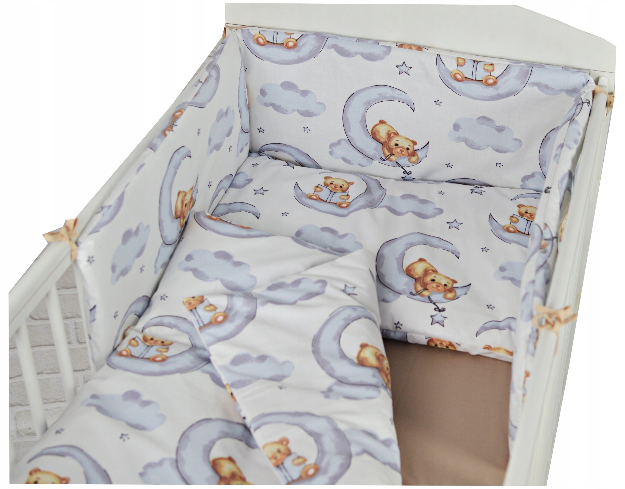 Komplet Pościeli Do Łóżeczka 120X60 Bawełna Pościel Dla Niemowlaka 120X90