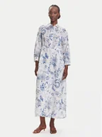 Sukienki - Fracomina Sukienka koszulowa FJ25SD3004W621N4 Niebieski Regular Fit - miniaturka - grafika 1