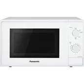 AGD OUTLET - Panasonic NN-E20JWM kuchenka mikrofalowa (20l, 800W, 5 ustawień mocy, obsługa za pomocą 2 pokręteł, szklany talerz obrotowy 255mm), biała - miniaturka - grafika 1