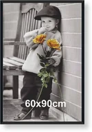 Ramki na zdjęcia - Rama aluminiowa 60x90cm czarny półmat - AL11 / ARTVIC - miniaturka - grafika 1