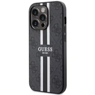 Etui i futerały do telefonów - Etui Guess GUHMP14LP4RPSK do iPhone 14 Pro 6.1" hardcase 4G Printed Stripes MagSafe - miniaturka - grafika 1