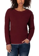 Swetry damskie - Timezone Easy sweter damski, Barolo Red Melange, XL - miniaturka - grafika 1