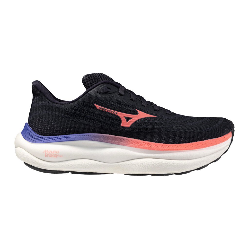 Damskie buty do biegania Mizuno Wave Sky 9 Odyssey Gray/Striking Coral/Ir UK 4,5