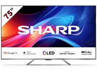 Telewizory - SHARP 75GP7265E 75" 4K Google TV Quantum Dot - miniaturka - grafika 1