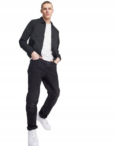 Brave Soul Czarna Cienka Kurtka Męska Na Zamek M Mvd