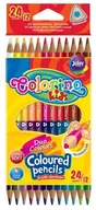 Przybory szkolne - PATIO patio Kredki 12/24kol dwustronne COLORINO - miniaturka - grafika 1