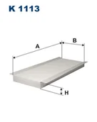 Filtry kabinowe - FILTRON Filtr kabinowy K1113 - miniaturka - grafika 1