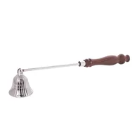 Dekoracje domu - GASIDŁO GASIDEŁKO do świec do świeczek | Gaśnica Zgaszacz Zagaszacz do świec | wyposażenie kościoła | do domu | mosiądz niklowany | SREBRNY KOLOR | .. - miniaturka - grafika 1