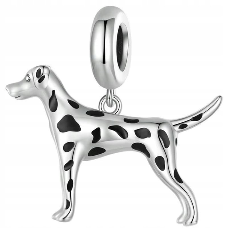 Charms Zawieszka Charms Pies Dalmatyńczyk Srebro 925 Charmsy Trusky