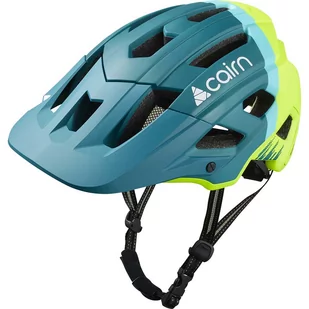 CAIRN kask rowerowy R DUST II zielony żółty - Kaski rowerowe - miniaturka - grafika 1