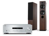 Zestawy stereo - Yamaha A-S201 (srebrny) + Tesi 5 (mokka) - miniaturka - grafika 1