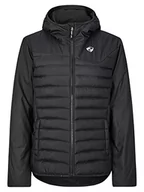 Kurtki damskie - Ziener Damska kurtka termiczna NANTANA Outdoor / Skitour | wiatroszczelna, wełna, nie zawiera PFC, czarna, rozmiar 40 - miniaturka - grafika 1