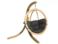 Hamaki - Zestaw: Stojak Alicante + Fotel Swing Chair Single (3), Grafitowy Alicante+Swing Chair Single (3) - miniaturka - grafika 1