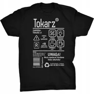 Koszulki męskie - Tokarz Etykieta Koszulka Prezent Dla Tokarza - miniaturka - grafika 1