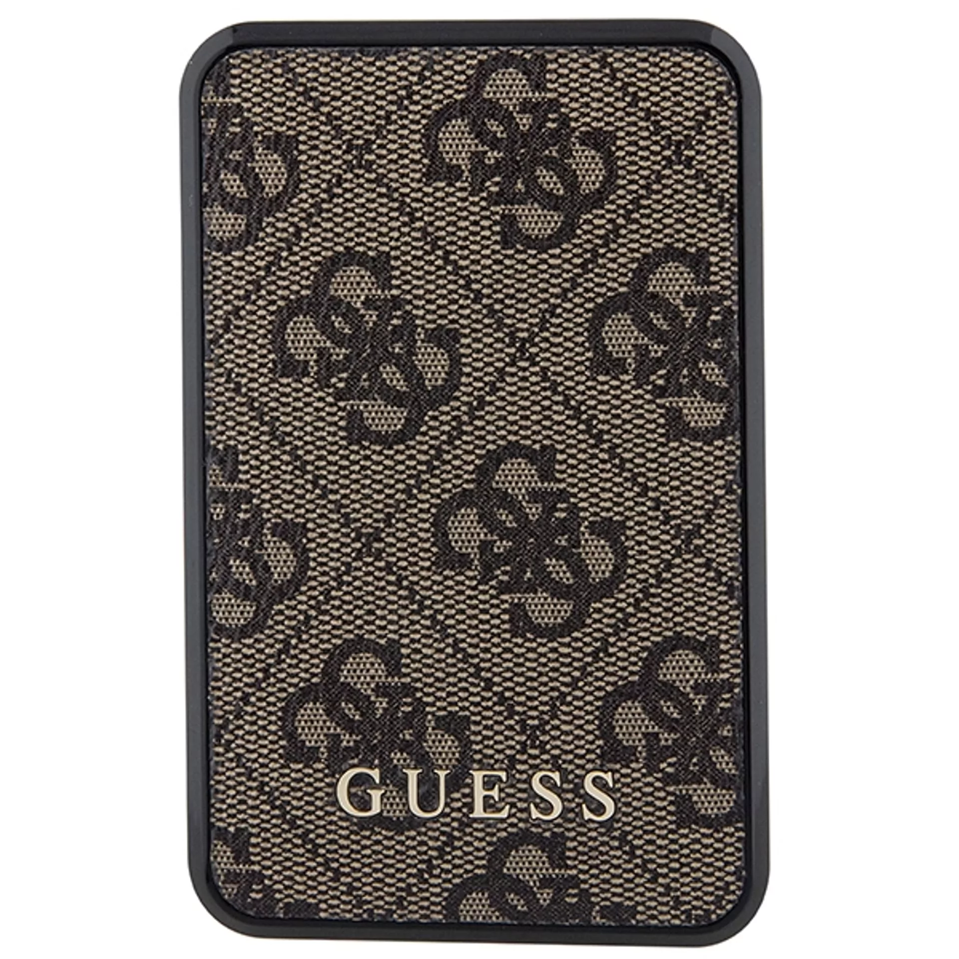 Guess Powerbank 18W GUPB10DP4GEGW 10000mAh brązowy/brown 4G Leather Metal Logo