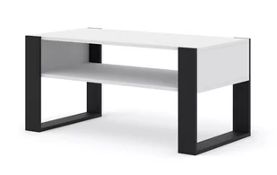 Ława stolik kawowy MONDI 100x50 cm biały mat - Ławy i stoliki kawowe - miniaturka - grafika 1