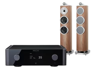 Rotel Michi X3 S2 (czarny) + 804 D4 (orzech) - Zestawy stereo - miniaturka - grafika 1