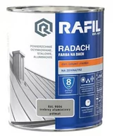 Farby wewnętrzne - Farba Na Dach Radach 5L Srebrny Aluminiowy Ral 9006 Rafil - miniaturka - grafika 1