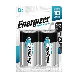 Energizer Bateria Max Plus, D, LR20, 1,5V, 2szt. EN-423358 - Baterie i akcesoria - miniaturka - grafika 1